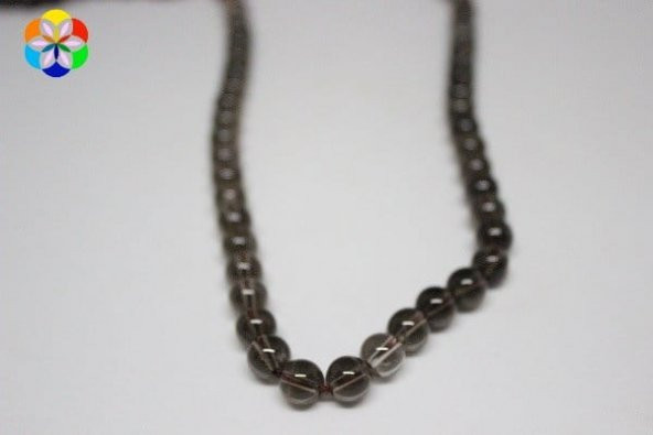 Dumanlı Kuvars Taşı 8mmadet - Resim 2