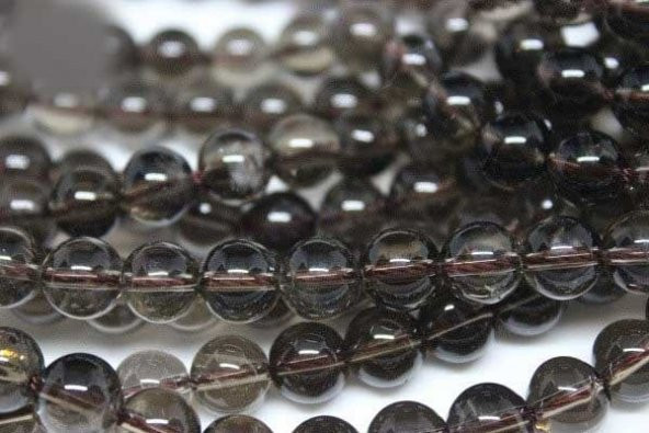 Dumanlı Kuvars Taşı 8mmadet - Resim 5