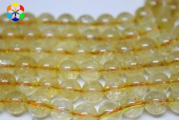 Sitrin Taşı Koyu Renk 8mmadet ürün görseli