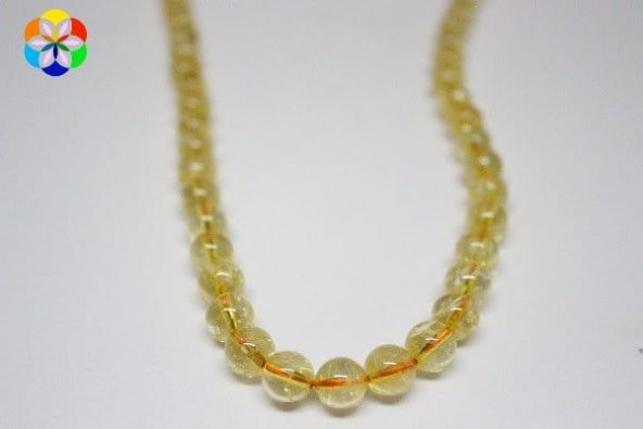 Sitrin Taşı Koyu Renk 8mmadet - Resim 2