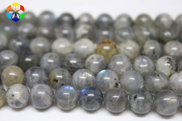 Labradorit Taşı 7-8mm/adet - Resim 4