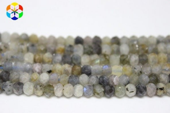 Labradorit Taşı Faset Kesim 4.5-5mm Aralığı/adet ürün görseli