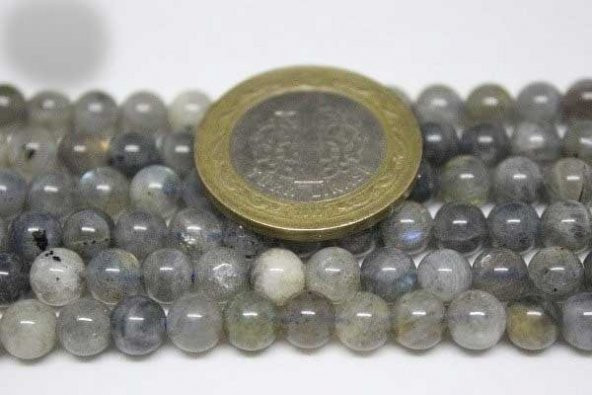 Labradorit Taşı 6mm/adet - Resim 5