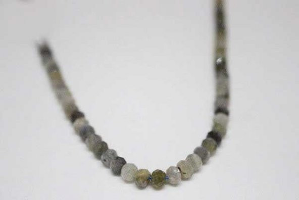 Labradorit Taşı Faset Kesim 4.5-5mm Aralığı/adet - Resim 7