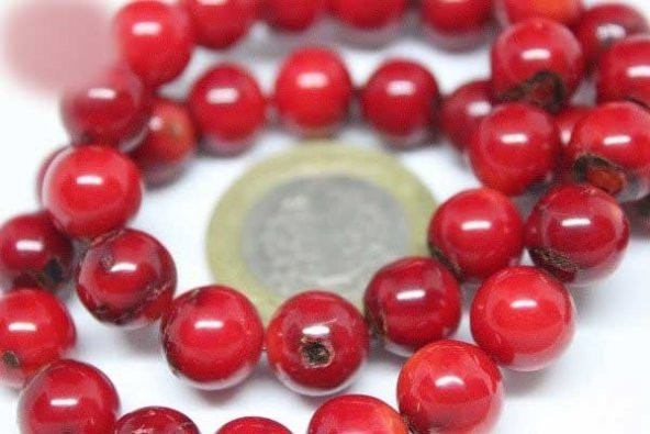 Mercan 10mm/adet (Boyalıdır) - Resim 4