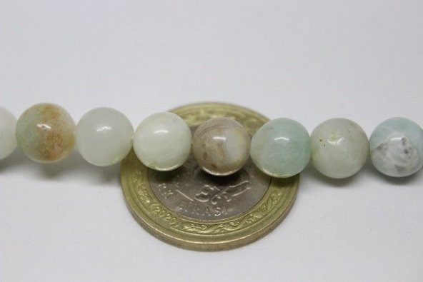 Amazonit Taşı 8mmadet - Resim 6