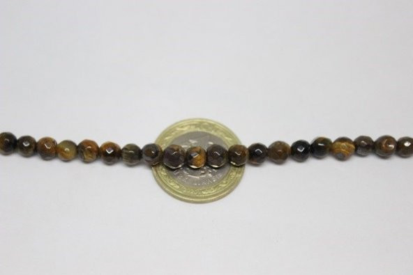 Kaplangözü Taşı Faset Kesim 6mm/adet - Resim 6