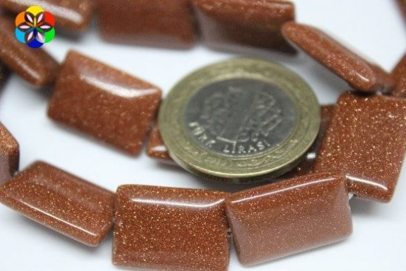 Yıldız Taşı Kahverengi Dikdörtgen Şekilli/adet - Resim 3