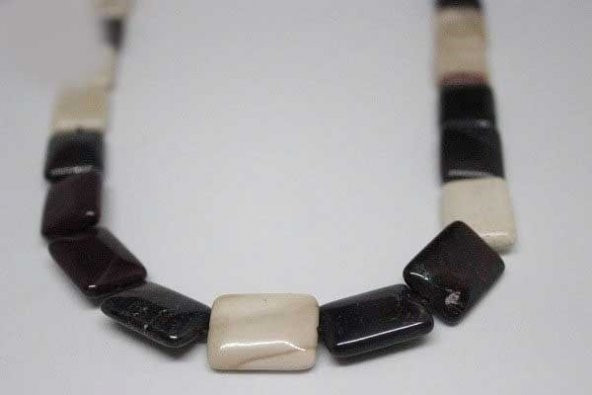 Mokait Jasper Taşı Dikdörtgen Şekilli/adet - Resim 4