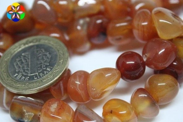 Akik Kahverengi Doğal Tımbıl Taşlar/adet - Resim 3