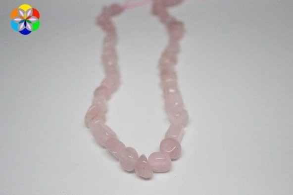 Pembe Kuvars Doğal Tımbıl Taşlar/adet - Resim 2