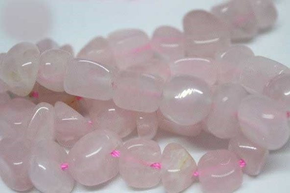 Pembe Kuvars Doğal Tımbıl Taşlar/adet - Resim 6