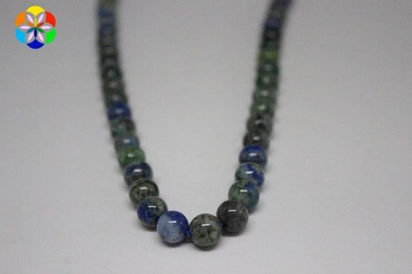 Azurit Taşı 8mm/adet (Boyalıdır) - Resim 2