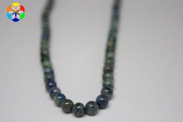 Azurit Taşı 6mm/adet (Boyalıdır) - Resim 2