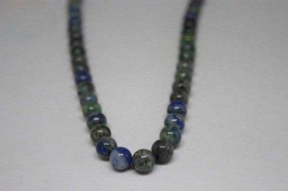 Azurit Taşı 8mm/adet (Boyalıdır) - Resim 5