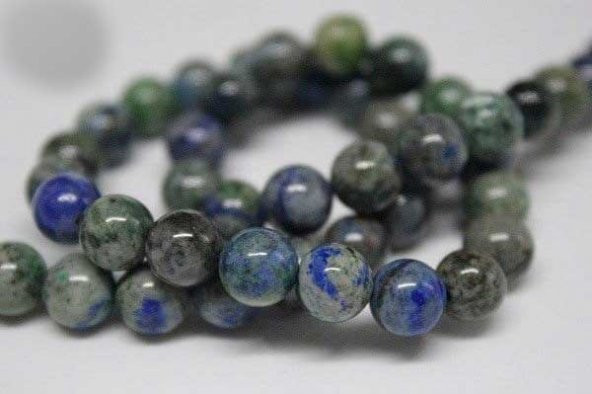 Azurit Taşı 8mm/adet (Boyalıdır) - Resim 7