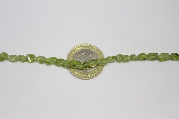 Peridot (Zebercet) Taşı Doğal Taşlar/adet - 5
