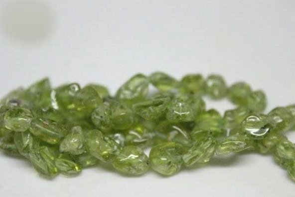 Peridot (Zebercet) Taşı Doğal Taşlar/adet - 8