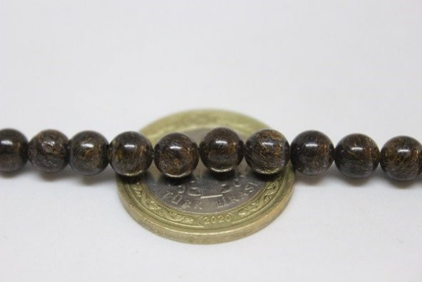 Bronzit Taşı 6mm/adet - Resim 5