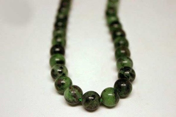 Rubizoit (Rubyzoisit) Taşı 8mm/adet - Resim 8