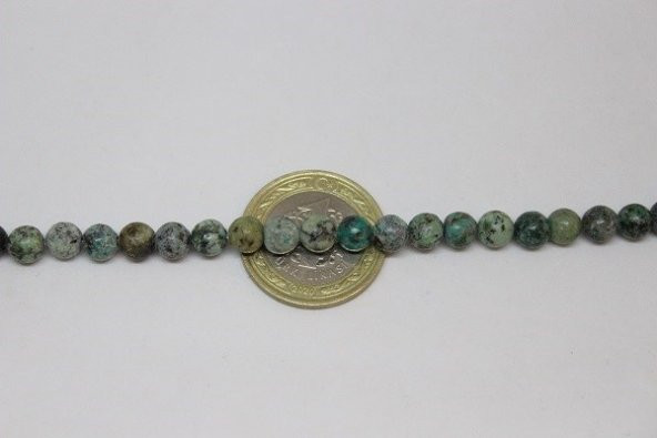 Afrika Turkuazı Taşı Royal Quality 6mm/adet - Resim 3