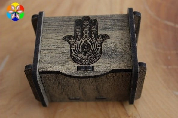 Değerli Taş - Pandül & Takı Saklama Kutusu Küçük Boy Fatmanın Eli