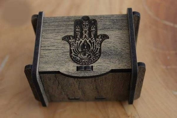 Değerli Taş - Pandül & Takı Saklama Kutusu Küçük Boy Fatmanın Eli - 2