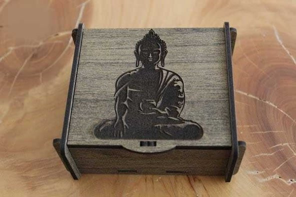 Değerli Taş - Pandül & Takı Saklama Kutusu Orta Boy Budist