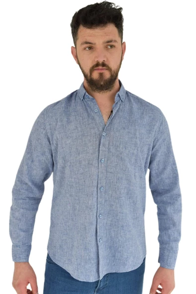 Erkek Spor Gömlek Silim Fit 9843 BGL-ST02726 ürün görseli