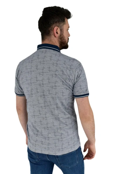 Erkek Polo Yaka Tişört R4130 BGL-ST02782 - Resim 11