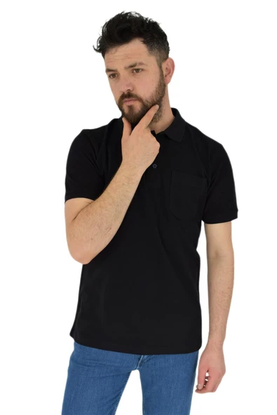 Erkek Polo Yaka Cepli Tişört 2351 BGL-ST02816 - 4