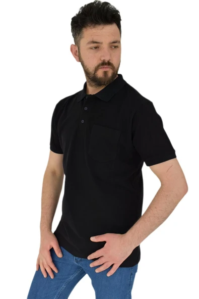 Erkek Polo Yaka Cepli Tişört 2351 BGL-ST02816 - 12