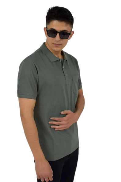 Erkek Polo Yaka Cepli Tişört 2351 BGL-ST02816 - 11