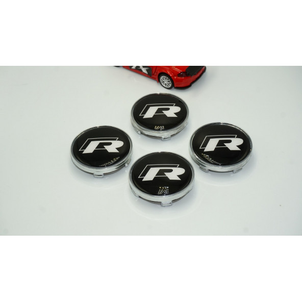 Vw Volkswagen R Jant Göbeği Kapak Seti 60mm - 2