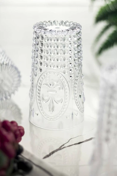 Akrilik Şeffaf 6lı Uzun Bardak & Su Meşrubat Bardağı 750 ml ( Büyük Boy & Cam Değildir ) - 3