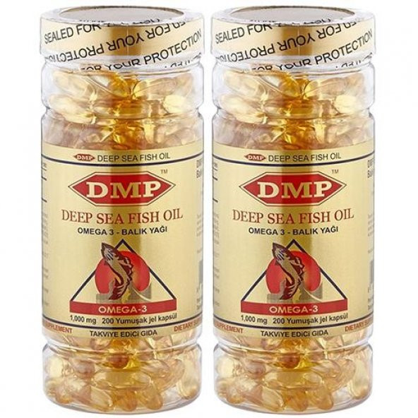 Dmp Omega 3 Balık Yağı 1000 Mg 2x200 Softgel