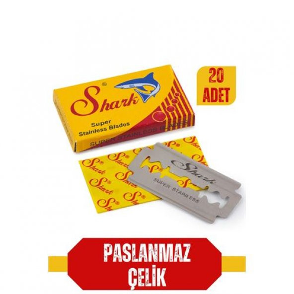 TransForMacion Shark 240+40 Paslanmaz Çelik Tıraş Jileti