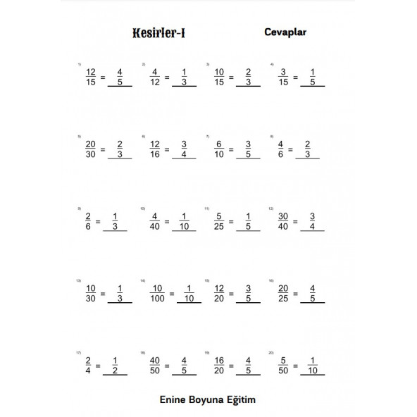 Herkes İçin Matematik Dört İşlem Alıştırmaları SÜPER KİTABI - 5