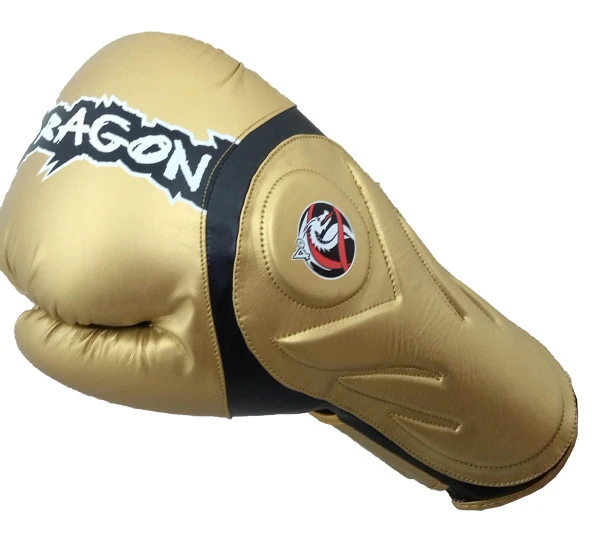 DragonDo Gold Tepito Boks Eldiveni 10 Oz ve 3.5 Metre Boks Bandajı Set Boks Seti - 3
