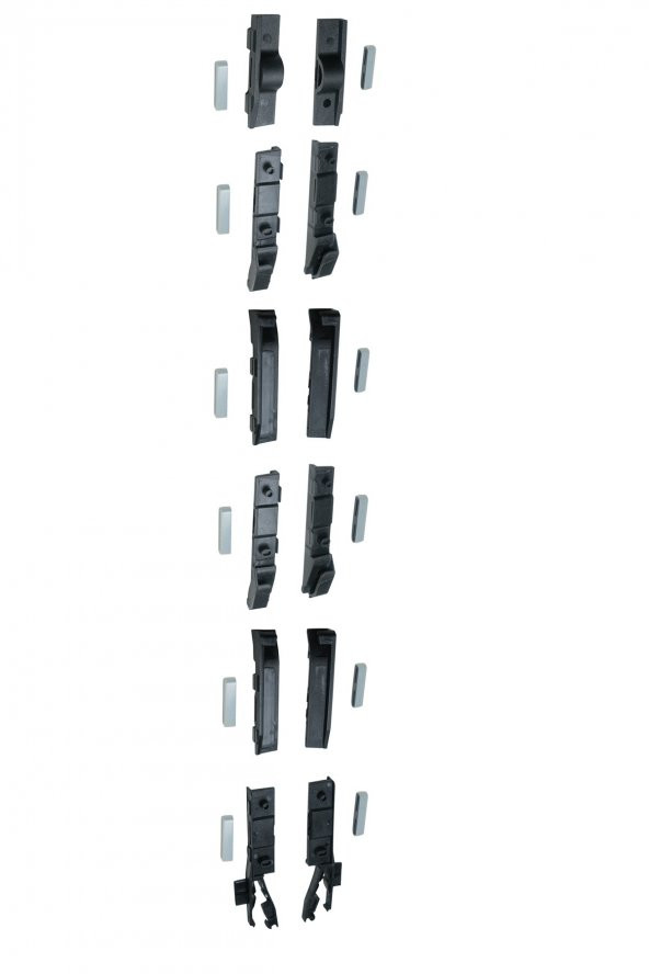 Nissan Qashqai için Sunroof Perde Tamir Takımı 24 lü Set - 4