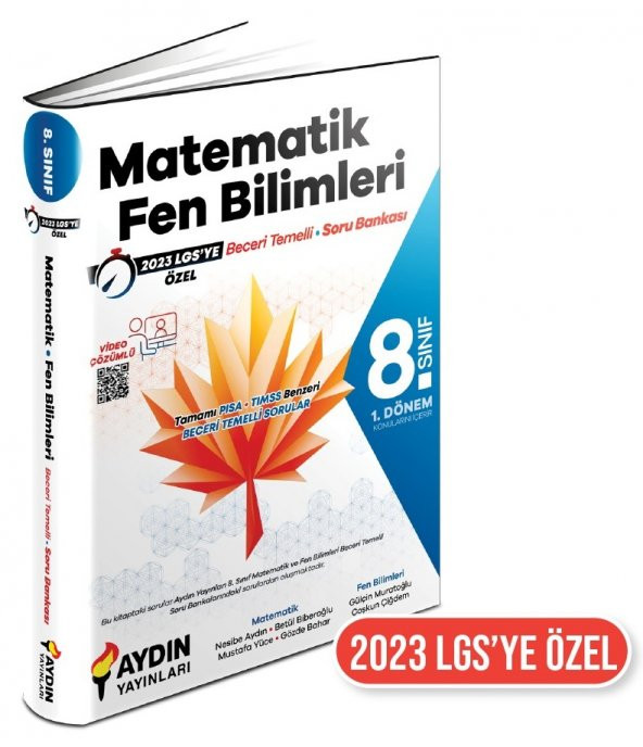 Aydın 8. Sınıf 1. Dönem Matematik Ve Fen Bilimleri Soru Bankası 2023
