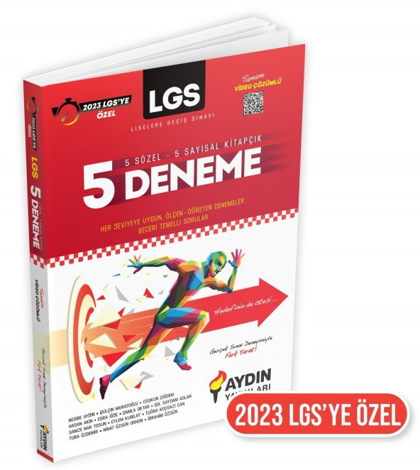 Aydın 8. Sınıf Lgs 1. Dönem 5 Deneme 2023