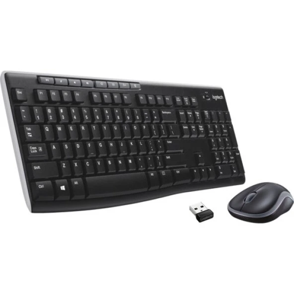 LOGITECH MK270 SİYAH KABLOSUZ Q KLAVYE SET ürün görseli 1
