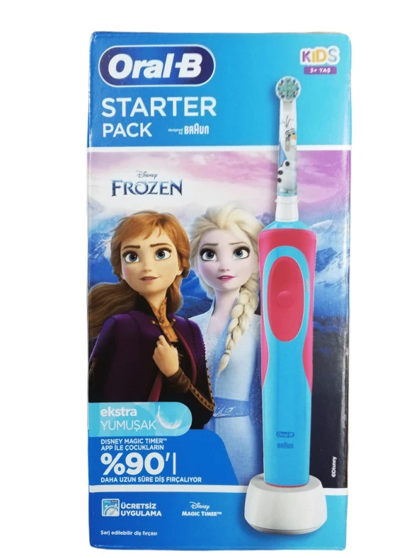 Oral-B Starter Pack Frozen + 2li Yedek Başlıklı