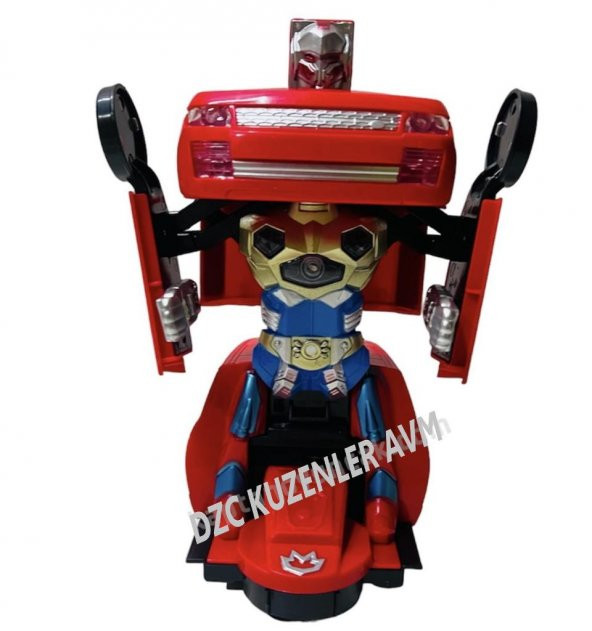 TRANSFORMERS ÇARP DÖN PİLLİ OTOMATİK ROBOTA DÖNÜŞEN TOGG SESLİ JİP OYUNCAK 24CM RANGE ROVER - 3