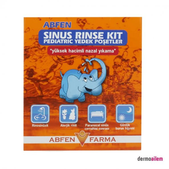 Abfen Sinus Rinse Kit Pediatrik Yedek Poşetler