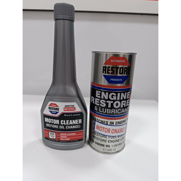 RESTORE MOTOR ONARICI  400 ML + MOTOR İÇ TEMİZLEYİCİ 250 ML - 1