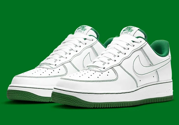 Nike Air Force 1 '07 White Pine Green CV1724-103 Sneaker Spor Ayakkabı - 3