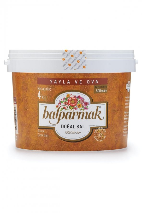 Balparmak Yayla Ve Ova Çiçek Balı Kova 4 Kg