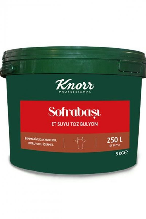 Knorr Sofrabaşı Et Suyu Bulyon 2x5kg
